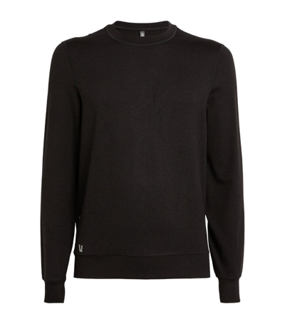 Shop Vuori Ponto Sweatshirt In Black