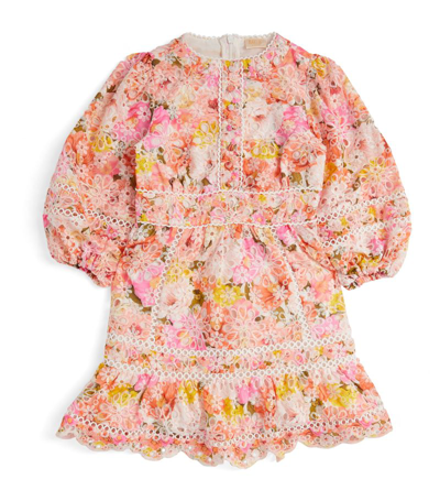 Shop Marlo Embroidered Blossom Dress (3-16 Years) In Multi
