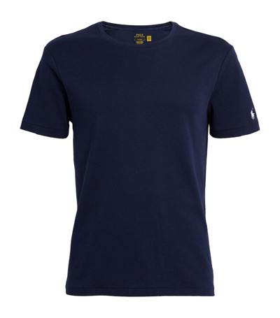 Shop Polo Ralph Lauren Cotton Lounge T-shirt In Navy