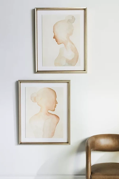 Shop Anthropologie Melting Silhouette Wall Art