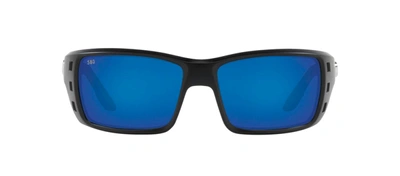 Shop Costa Del Mar Permit Pt 11 Obmglp Wrap Polarized Sunglasses In Multi