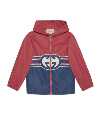 Shop Gucci Kids Gg Supreme Jacket (4-12 Years) In Multi