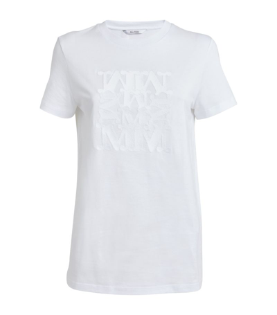 Shop Max Mara Crew-neck T-shirt In White