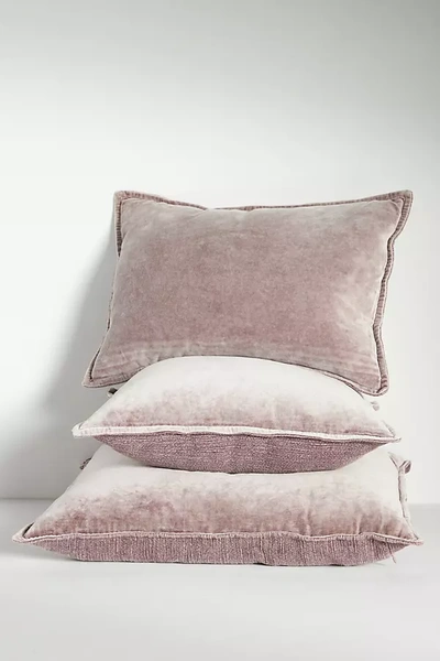 Shop Anthropologie Velvet Trova Pillow