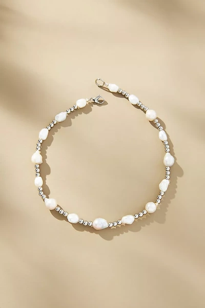Shop Cocoatemyshoes Bobbi Necklace In White