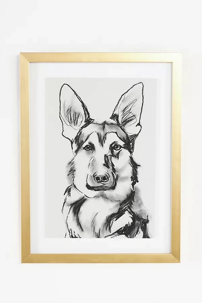 Anthropologie Portrait Of A Pup Wall Art
