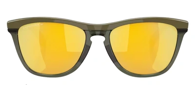 Shop Oakley Frogskins Range 24k 0oo9284-08 Round Polarized Sunglasses In Multi