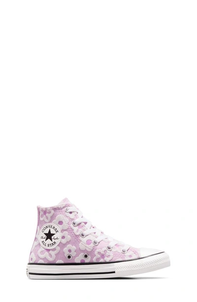 Shop Converse Chuck Taylor® All Star® Floral High Top Sneaker In Stardust Lilac/ Grape Fizz