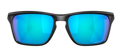 Shop Oakley Sylas Oo9448-34 Rectangle Polarized Sunglasses In Multi