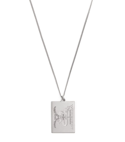 Shop Y/project Paris' Best Pendant Necklace In Silver