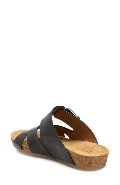 Comfortiva Gervaise Slide Sandal In Black
