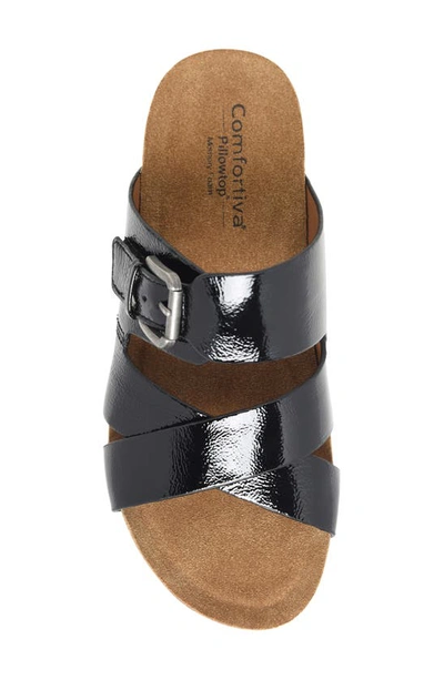 Comfortiva Gervaise Slide Sandal In Black