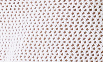 Melissa Odabash Brooke Open Knit Sheer Cover-up Dress In White