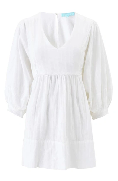 Shop Melissa Odabash Camilla Cover-up Dress In White