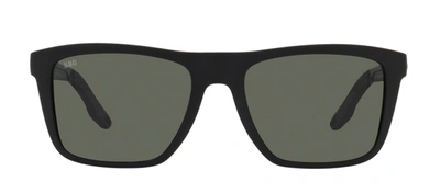 Shop Costa Del Mar Mainsail 06s9107 910703 55 Rectangle Polarized Sunglasses In Multi