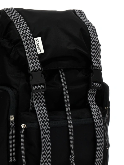 Shop Lanvin Curb Backpacks Black