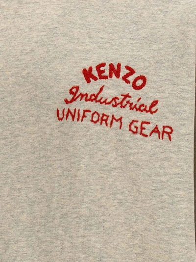 Shop Kenzo Drawn Varsity Sweatshirt Beige