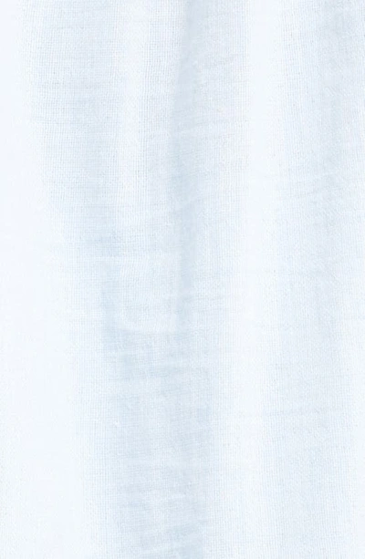 Shop Lemlem Zina Cotton Blend Cover-up Dress In Tutu Blue