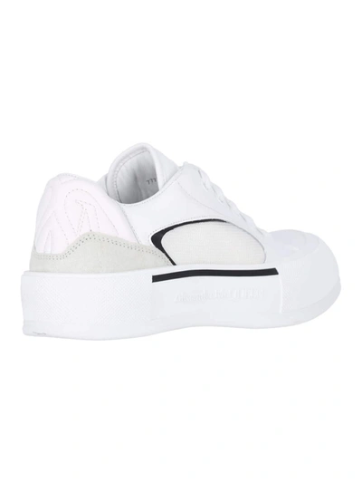 Shop Alexander Mcqueen Sneakers In White