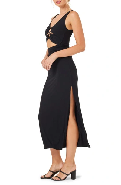 L*space Camille Cover-up Dress In Black