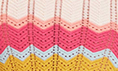 Capittana Piper Knit Maxi Dress In Pink Multi