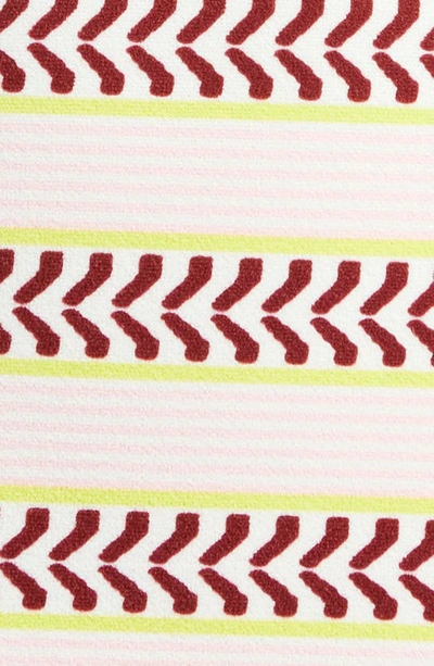 Shop Lemlem Nyala Stripe Long Sleeve Terry Cover-up Dress In Kesiti Pink