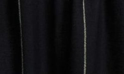 Shop Lemlem Elsabet Long Sleeve Tie Belt Cover-up Dress In Zeki Black