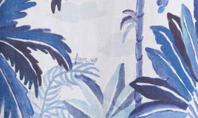 Shop Farm Rio Dream Sky Palm Print Cover-up Maxi Dress In White