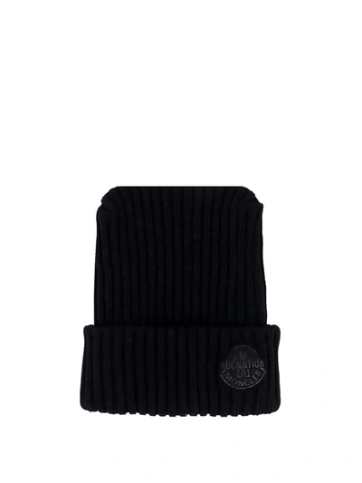 Shop Moncler Genius Hat In Black