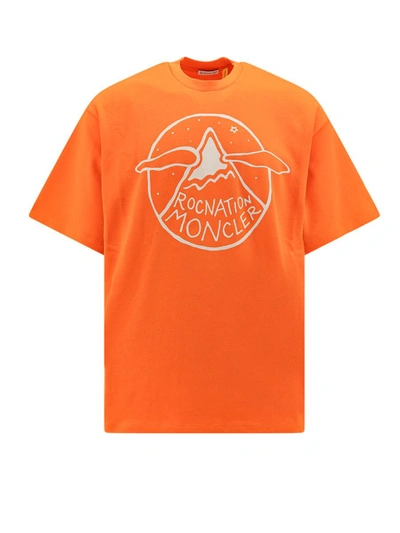Shop Moncler Genius T-shirt In Orange