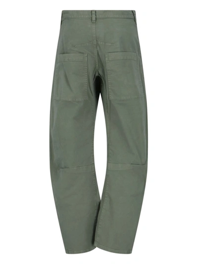 Shop Nili Lotan Trousers In Green