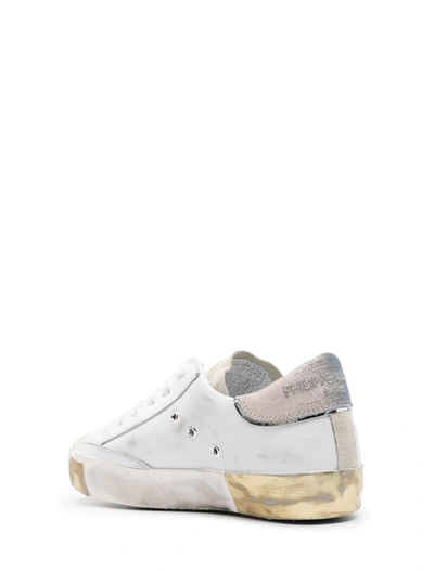 Shop Philippe Model Sneakers In Blanc Azuk