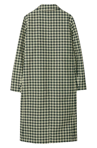 Shop Burberry Relaxed Fit Houndstooth Twill Car Coat In Ivy Ip Pattern