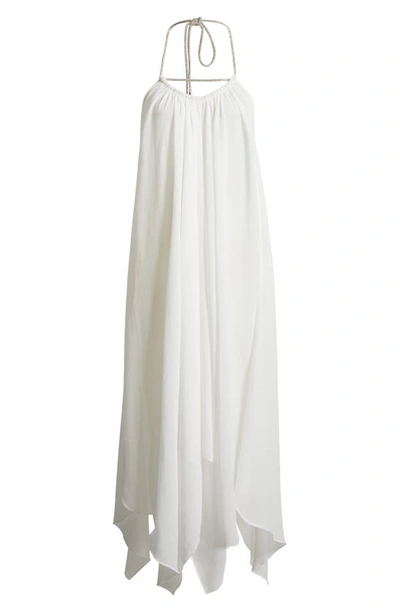 Shop Ramy Brook Joyce Halter Cover-up Dress In White