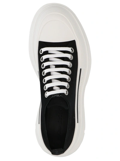 Shop Alexander Mcqueen Oversize Sole Sneakers White/black