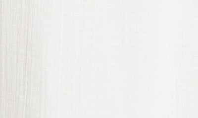 Sea Level Smocked Bodice Cotton Seersucker Cover-up Dress In White