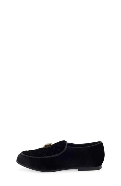 Kurt Geiger London Kids' Hugh Eagle Drench Slipper In Black