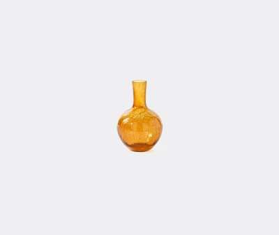 Polspotten Ball Body Glass Vase (32cm) In Yellow