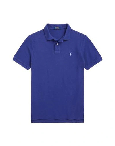 Shop Polo Ralph Lauren Man Polo Shirt Midnight Blue Size L Cotton