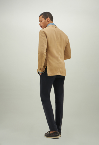 Boglioli Comfort Microstructure K-jacket In Beige