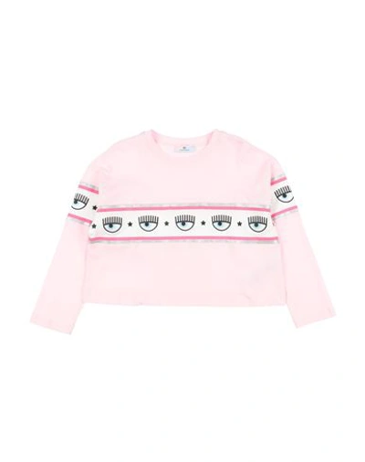 Chiara Ferragni Toddler Girl T-shirt Pink Size 6 Cotton In Pink