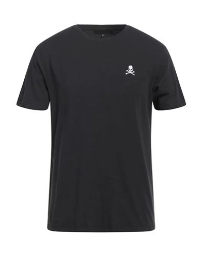 Shop Philipp Plein Man T-shirt Black Size Xl Cotton, Elastane