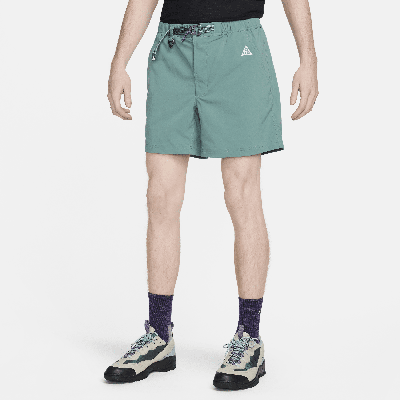 Shop Nike Men's  Acg Hiking Shorts In Green