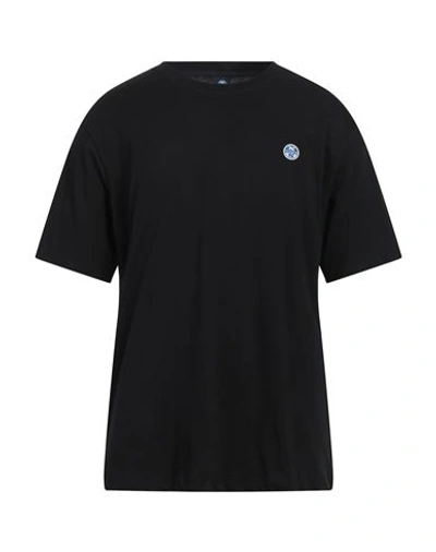 Shop North Sails Man T-shirt Black Size 3xl Cotton