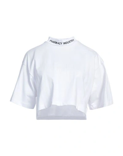 Shop Pharmacy Industry Woman T-shirt White Size S Cotton