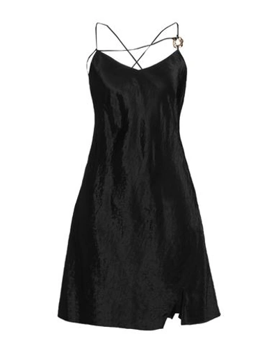 Shop Rejina Pyo Woman Mini Dress Black Size 8 Viscose, Nylon