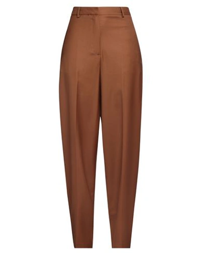 Shop Roberto Collina Woman Pants Brown Size L Wool