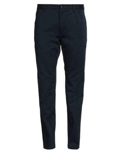 Shop Dolce & Gabbana Man Pants Midnight Blue Size 36 Cotton, Elastane