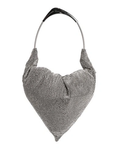 Shop Benedetta Bruzziches Woman Handbag Silver Size - Textile Fibers