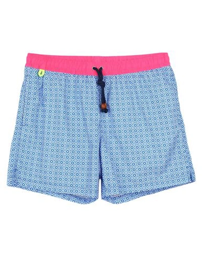 Shop Gili's Man Swim Trunks Blue Size M Recycled Polyester, Polyester